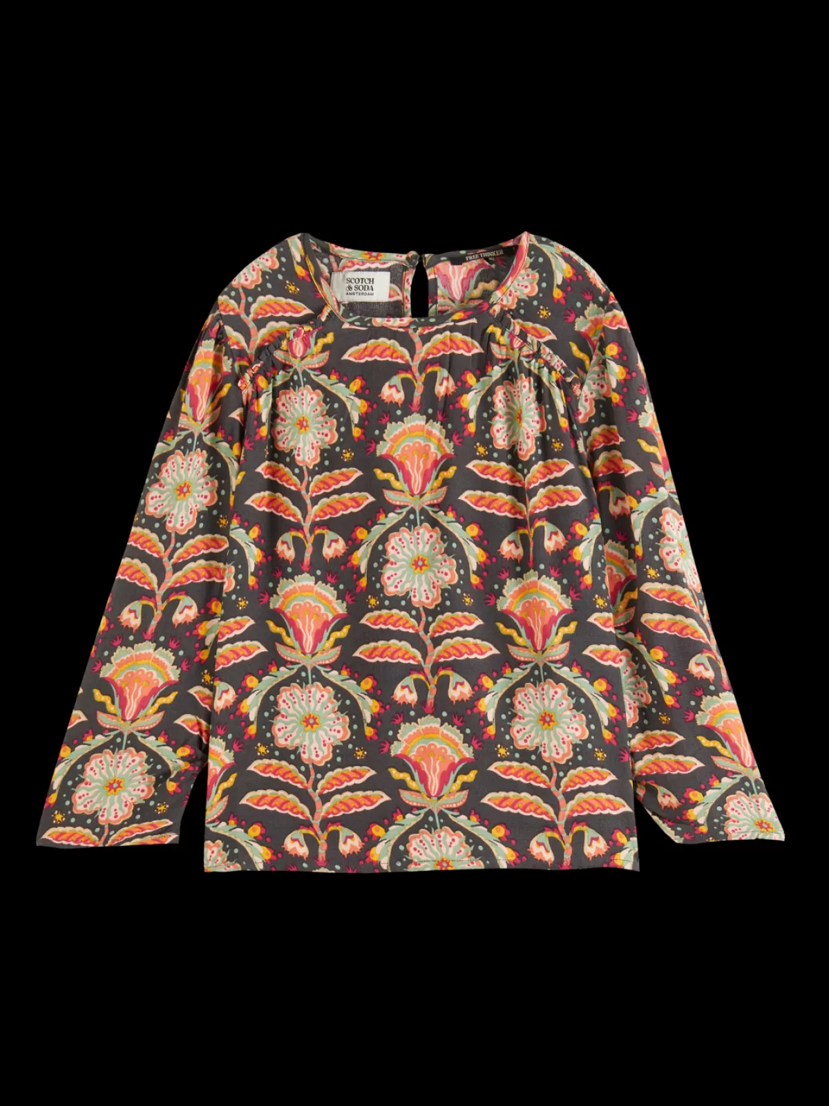 Kids Scotch & Soda ALLOVER PRINTED VISCOSE TOP