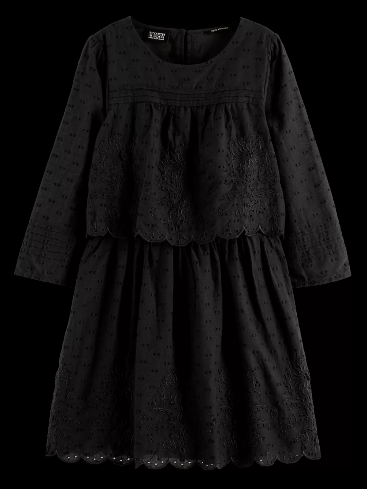 Kids Scotch & Soda BRODERIE ANGLAISE DRESS