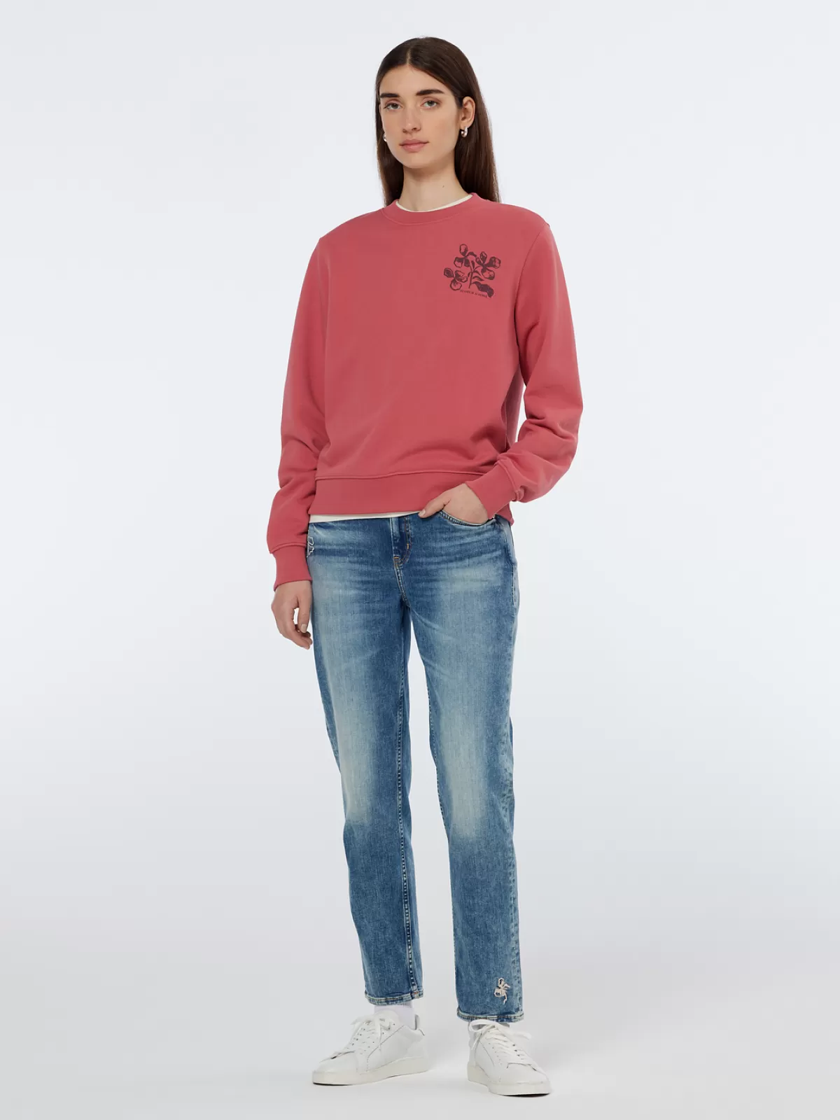 Women Scotch & Soda Chest artwork regular sweatshirt