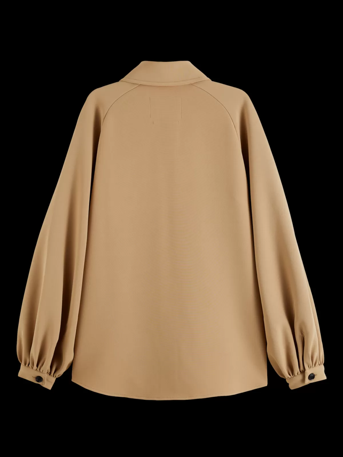 Women Scotch & Soda CREPE PEASANT SLEEVE OVERSHIRT