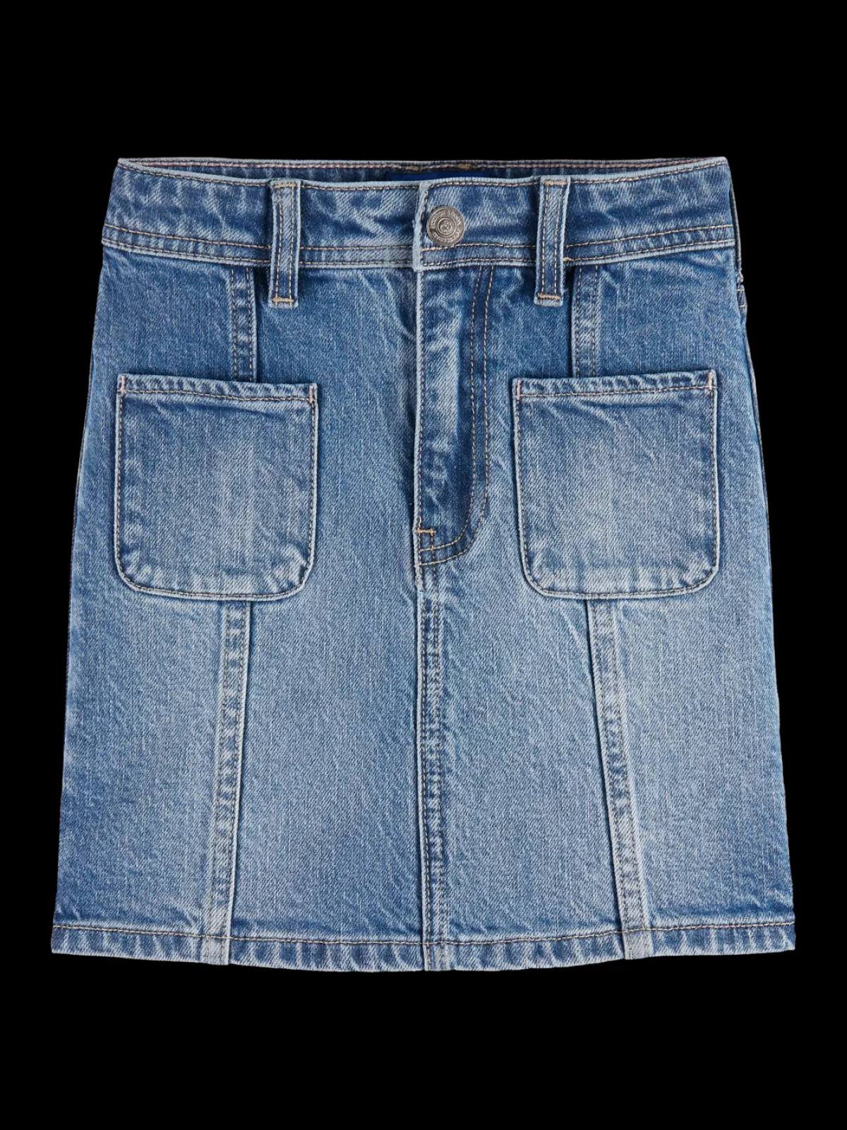 Kids Scotch & Soda DENIM PATCH POCKET SKIRT - DREAM CATCHER