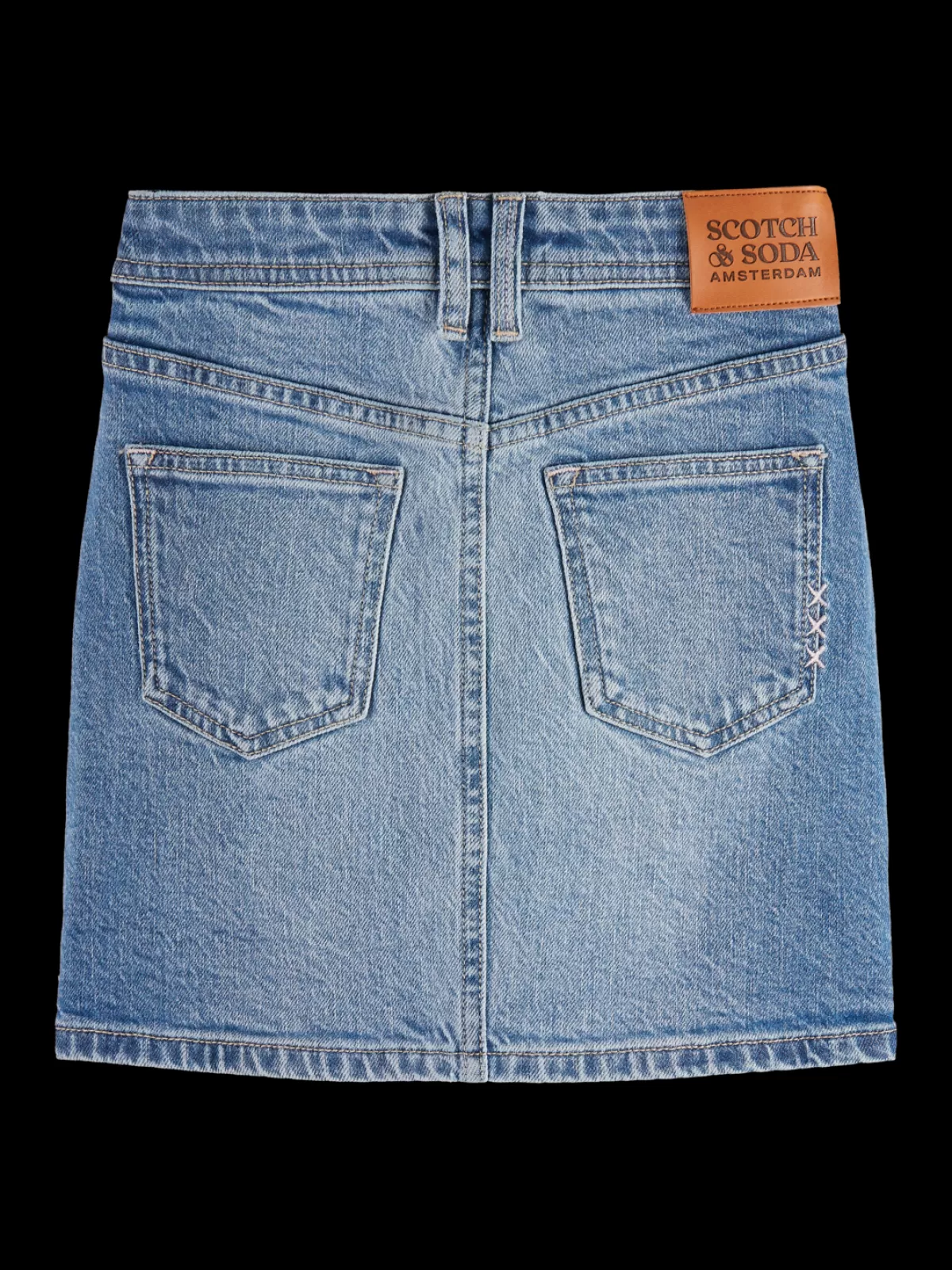 Kids Scotch & Soda DENIM PATCH POCKET SKIRT - DREAM CATCHER