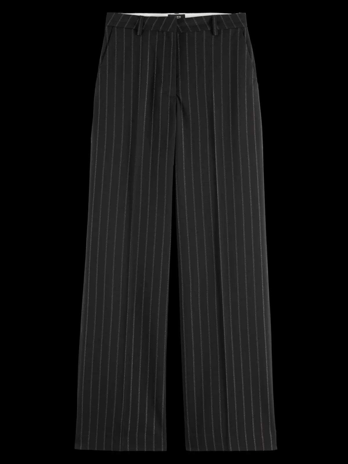 Women Scotch & Soda EDIE LUREX STRIPE WIDE LEG PANT
