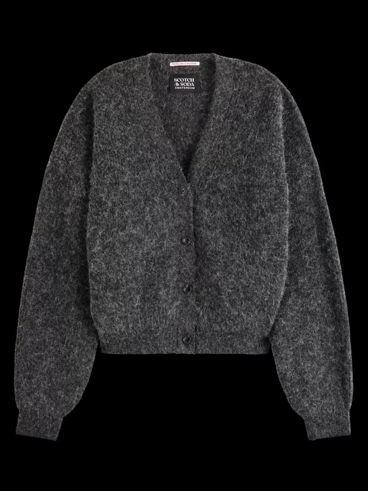 Women Scotch & Soda Essential FUZZY RELAXED CARDIGAN
