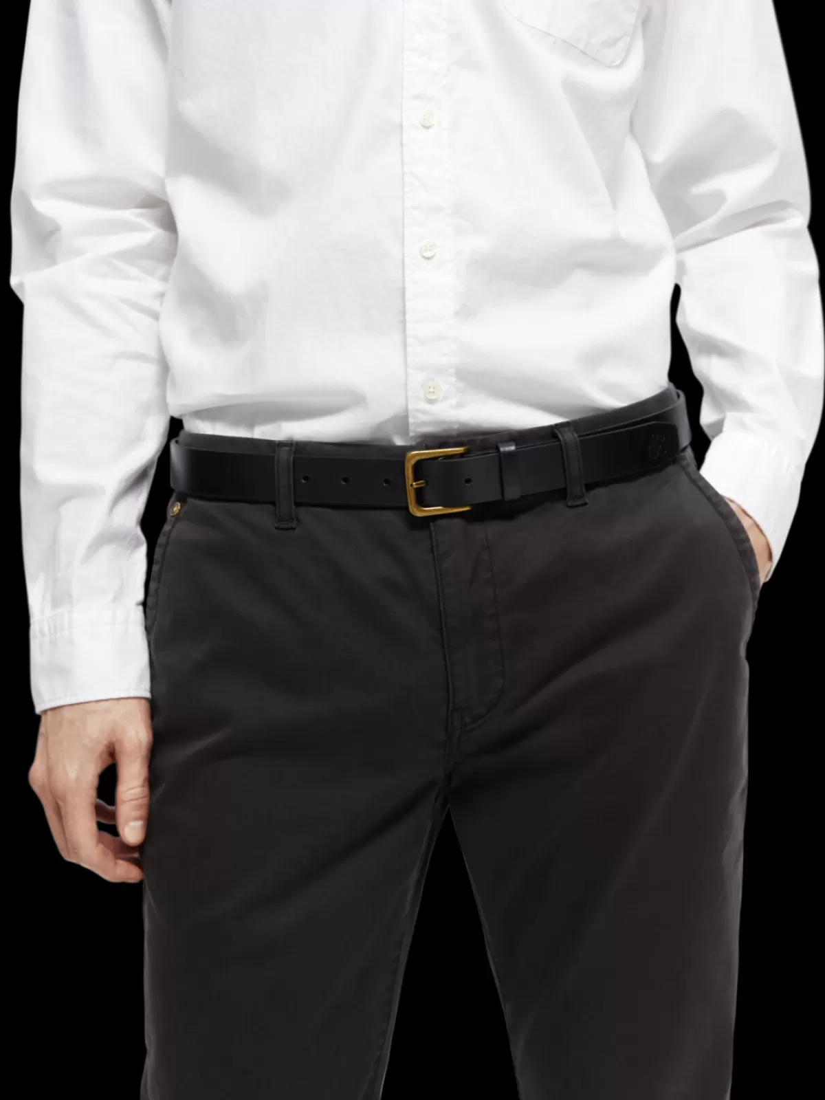 Scotch & Soda ESSENTIAL RECYCLED LEATHER BELT