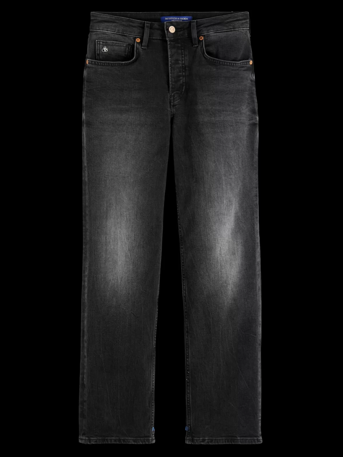 Women Scotch & Soda Essential the sky straight jeans -black night