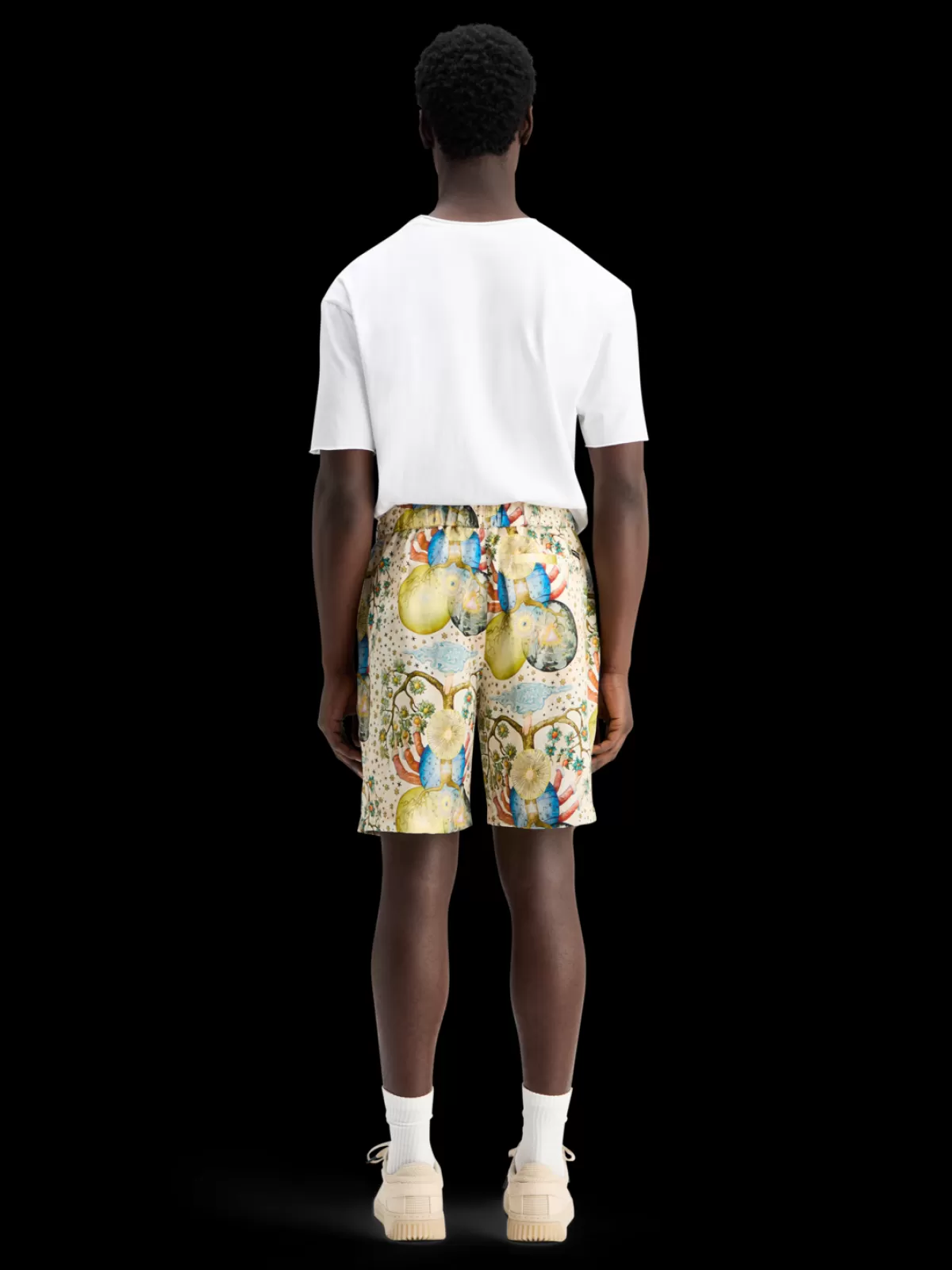 Scotch & Soda FAVE - PRINTED EMBASSY OF THE FREE MIND BERMUDA SHORT
