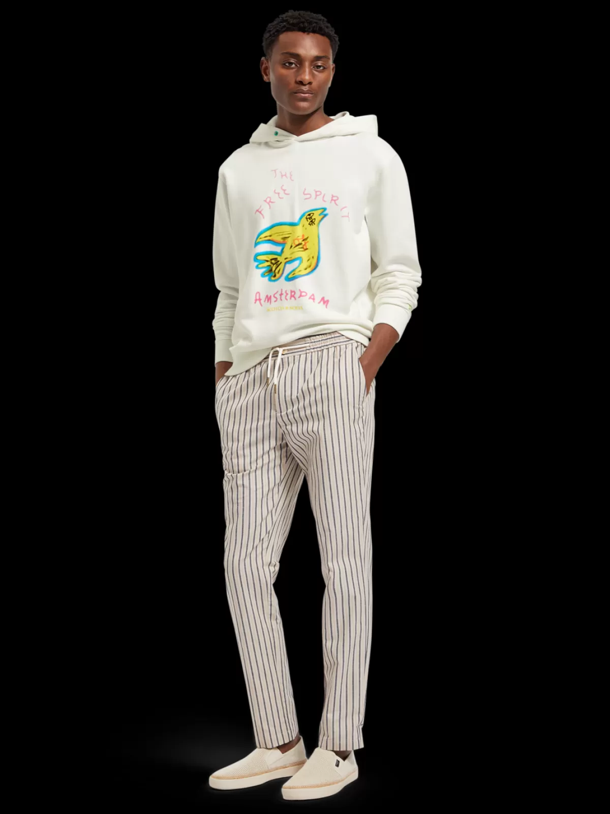 Scotch & Soda Free spirit artwork hoodie
