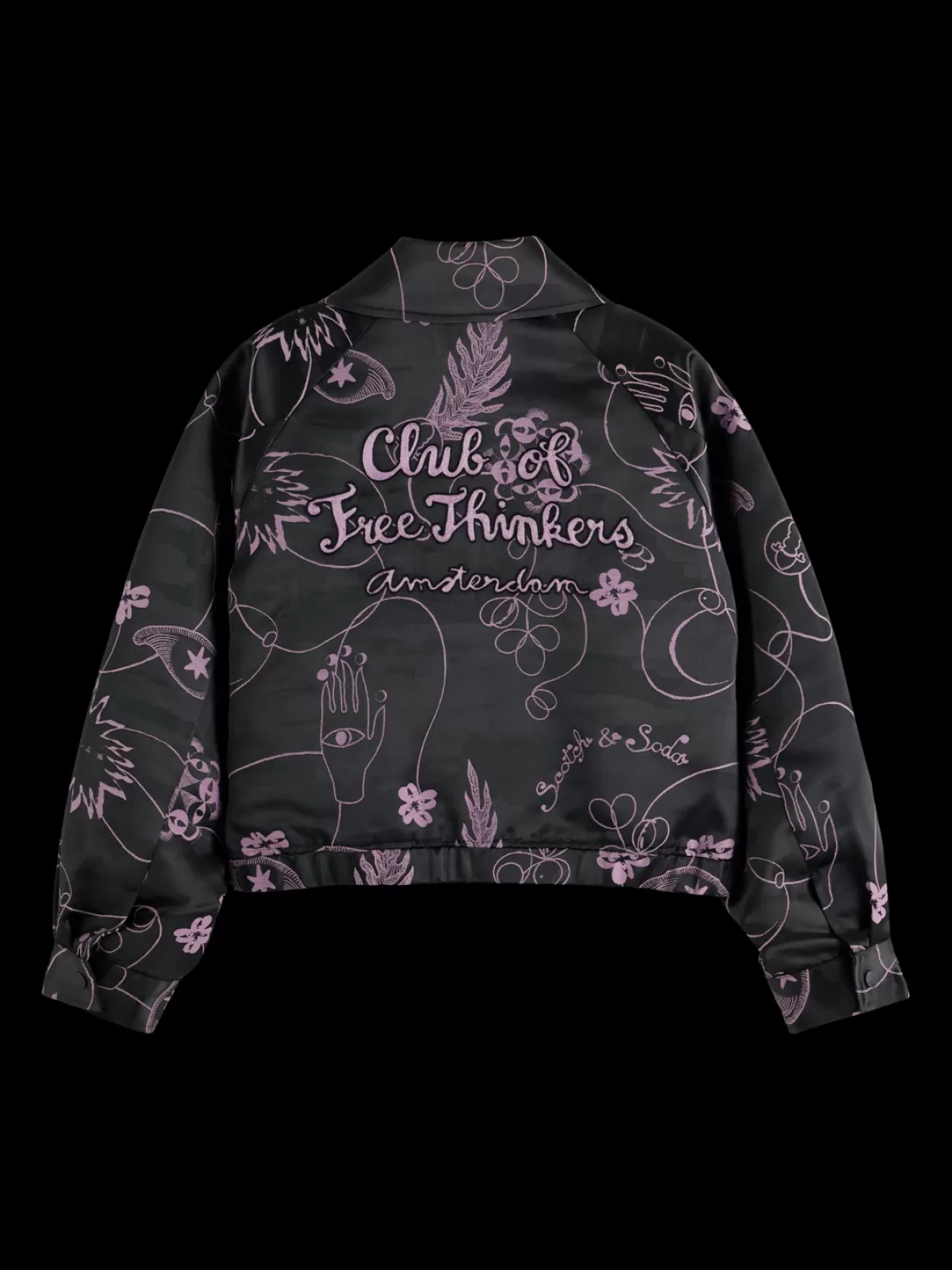 Women Scotch & Soda JACQUARD BOMBER JACKET