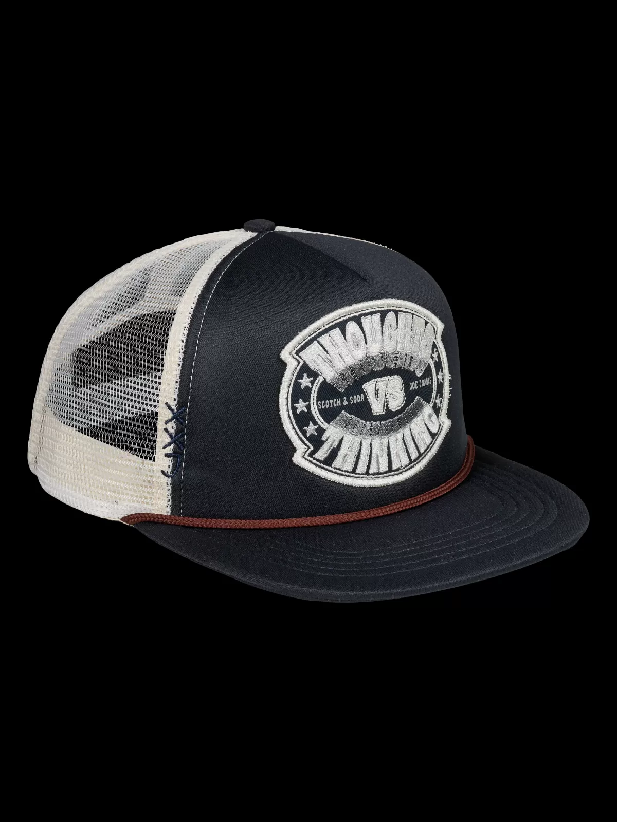 Scotch & Soda JOE JONAS X SCOTCH SODA EMBROIDERED ARTWORK TRUCKER CAP