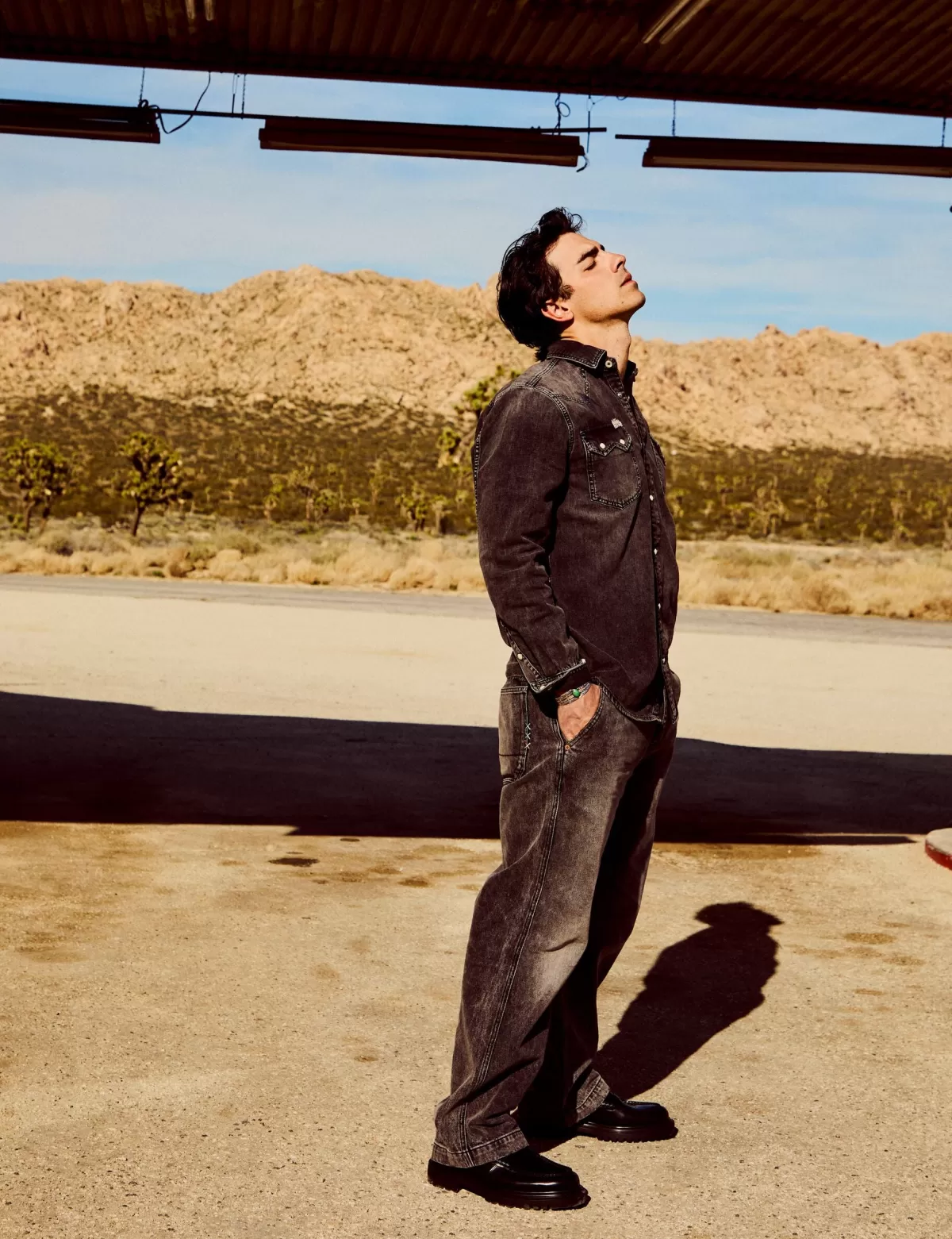 Scotch & Soda JOE JONAS X SCOTCH SODA THE VERVE  - VINTAGE BLACK