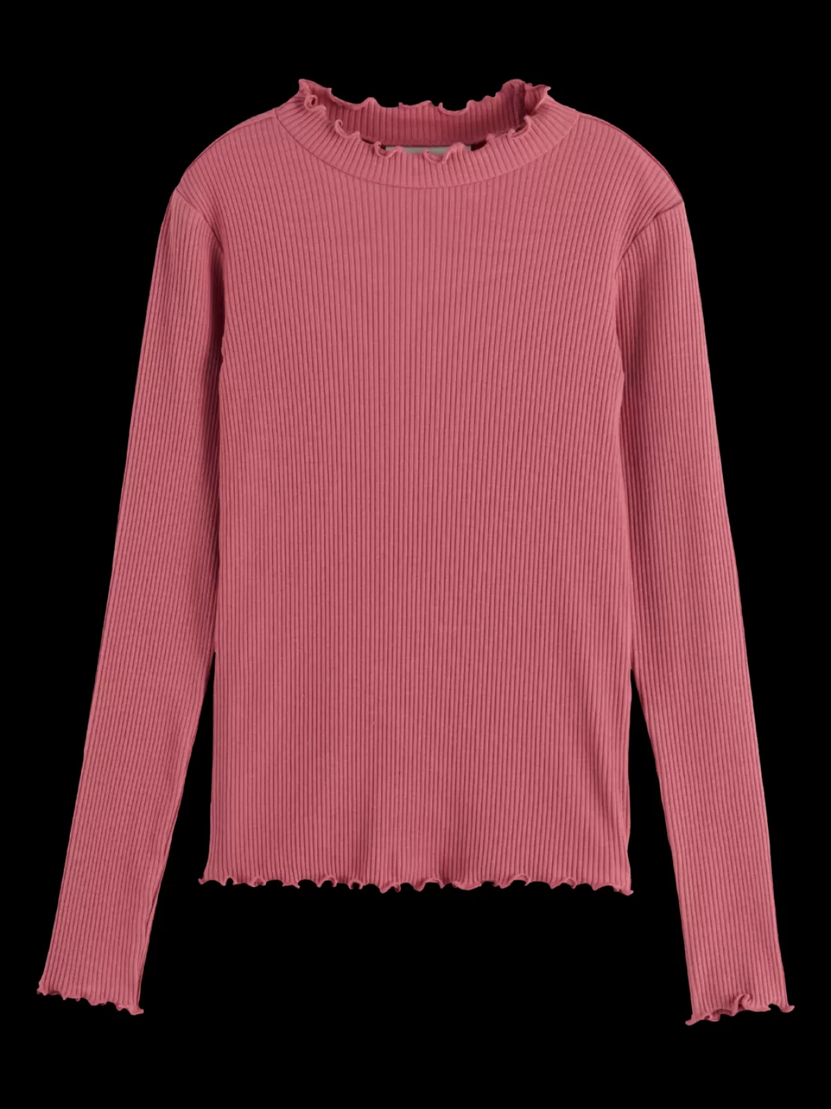 Kids Scotch & Soda LONG-SLEEVED RIBBED T-SHIRT