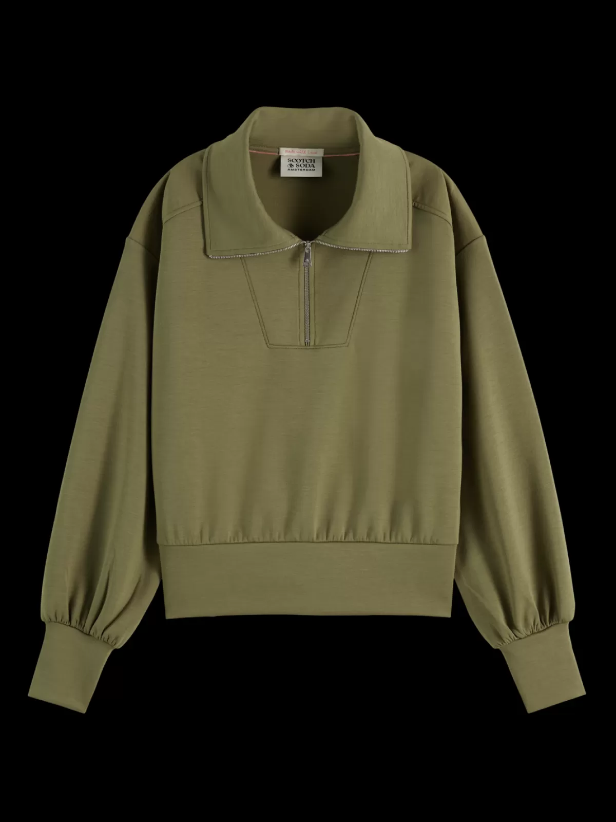 Women Scotch & Soda MODAL UTILITY SWEATSHIRT