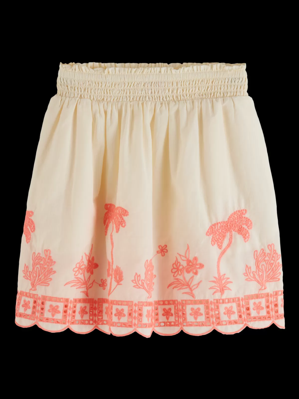 Kids Scotch & Soda Neon embroidered skirt