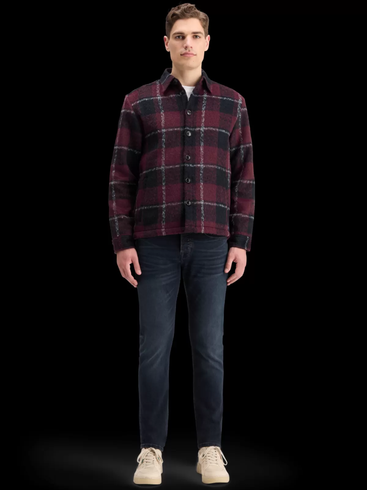 Scotch & Soda PADDED FLANNEL OVERSHIRT