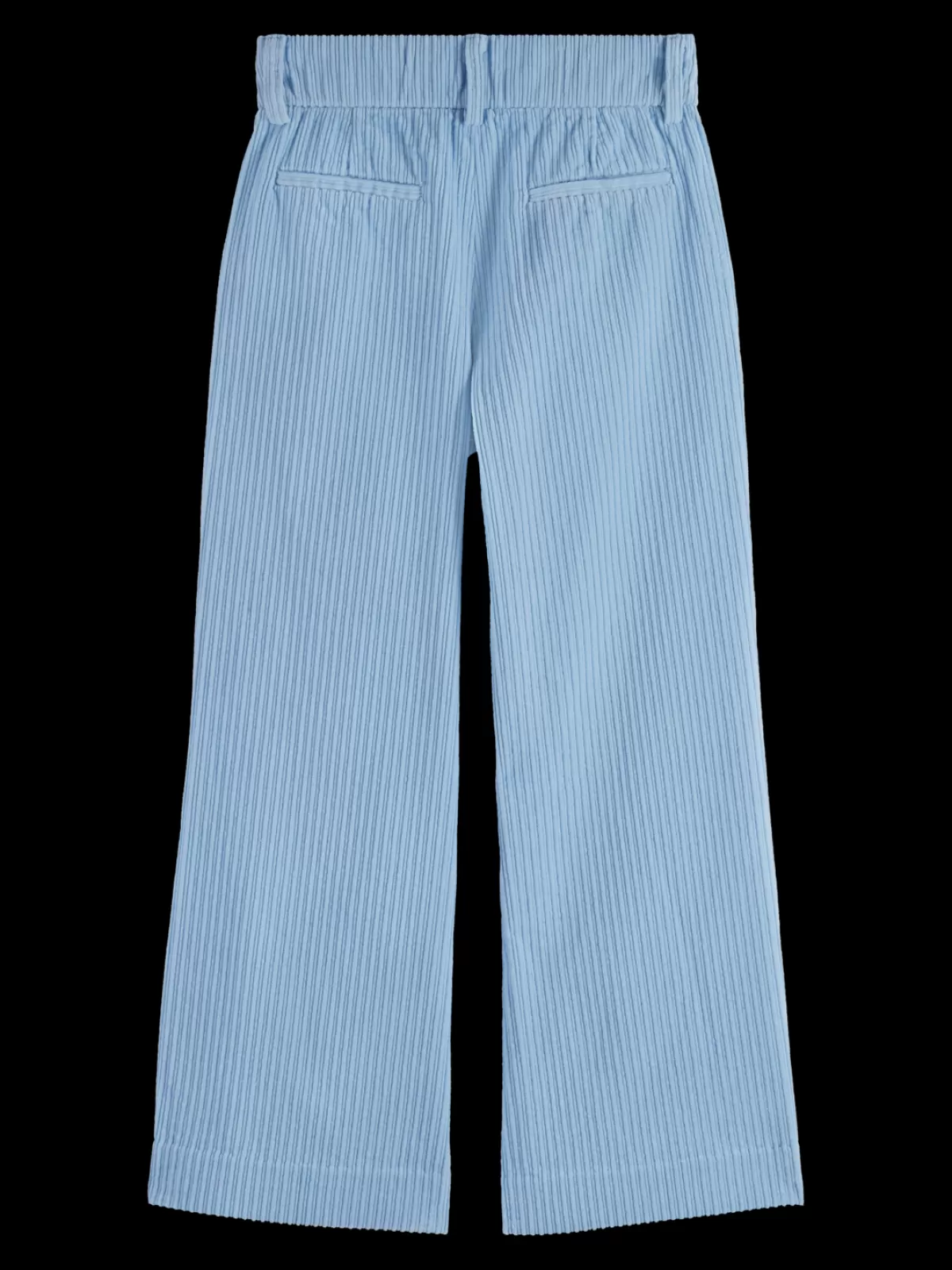 Kids Scotch & Soda PLEATED WIDE LEG CORDUROY PANTS