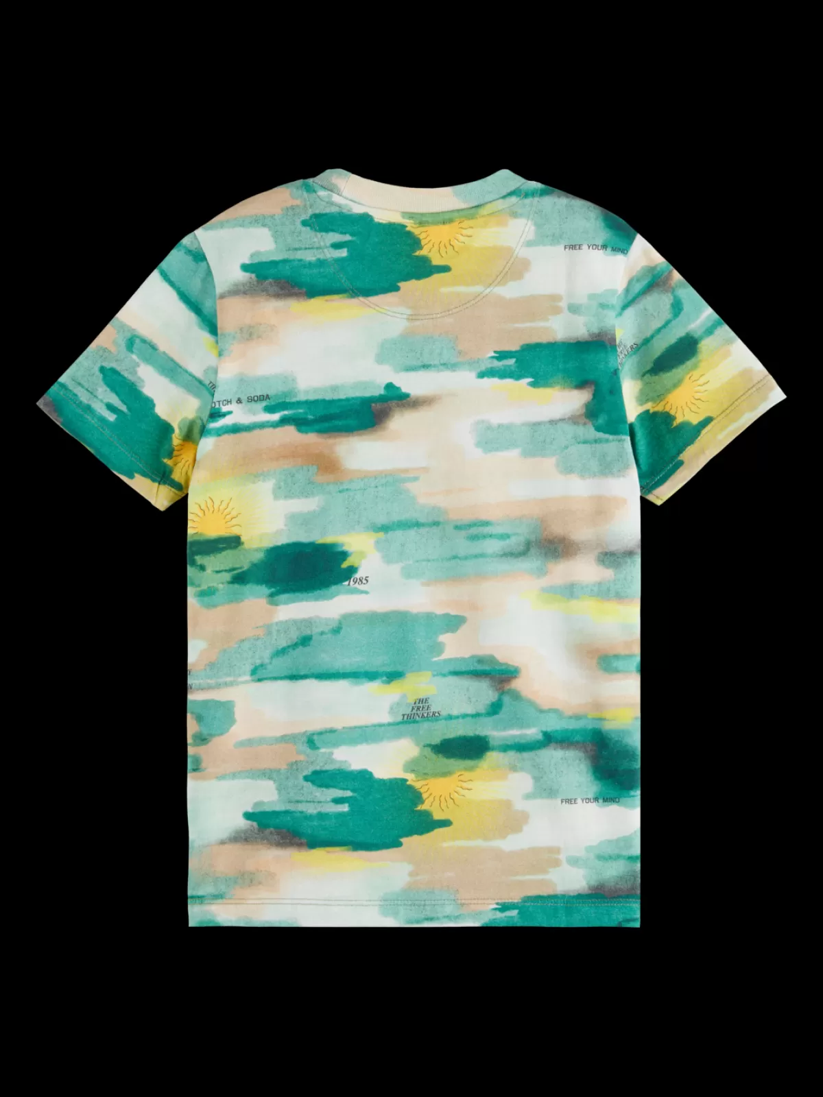 Kids/BOY Scotch & Soda REGULAR-FIT ALLOVER PRINTED T-SHIRT