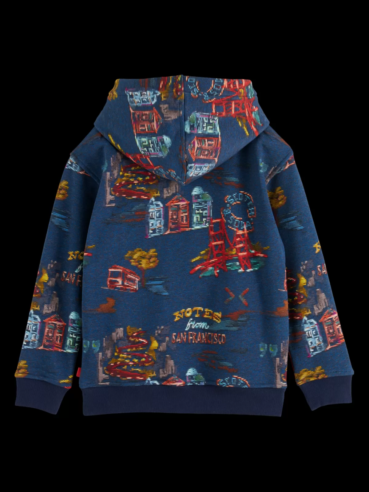 Kids/BOY Scotch & Soda RELAXED-FIT ALLOVER PRINTED HOODIE