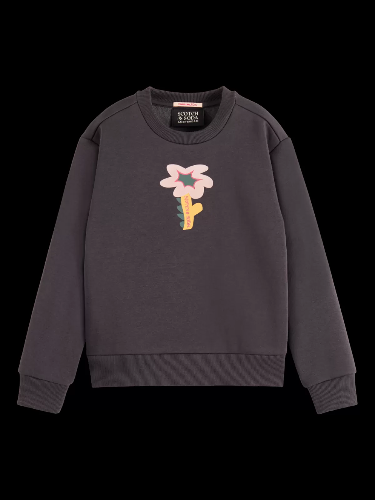 Kids Scotch & Soda RELAXED-FIT ARTWORK CREWNECK