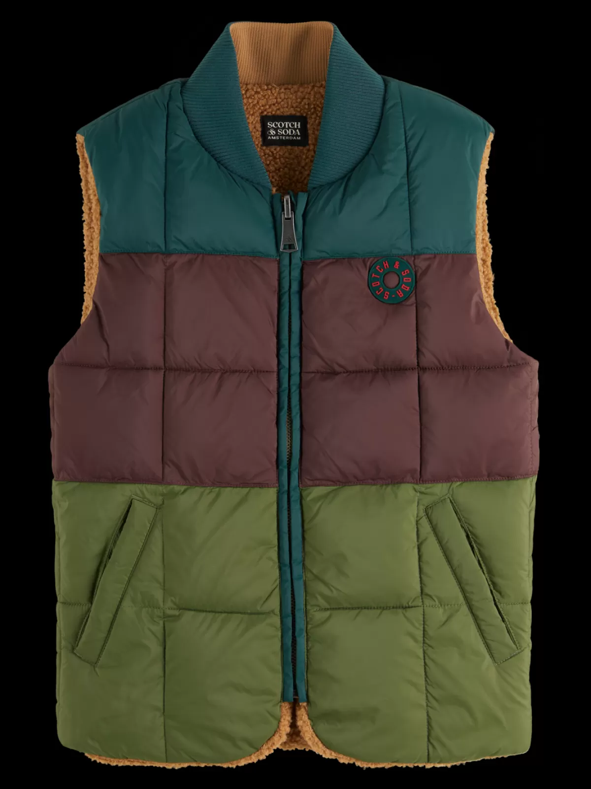 Kids/BOY Scotch & Soda REVERSIBLE PADDED BODY WARMER