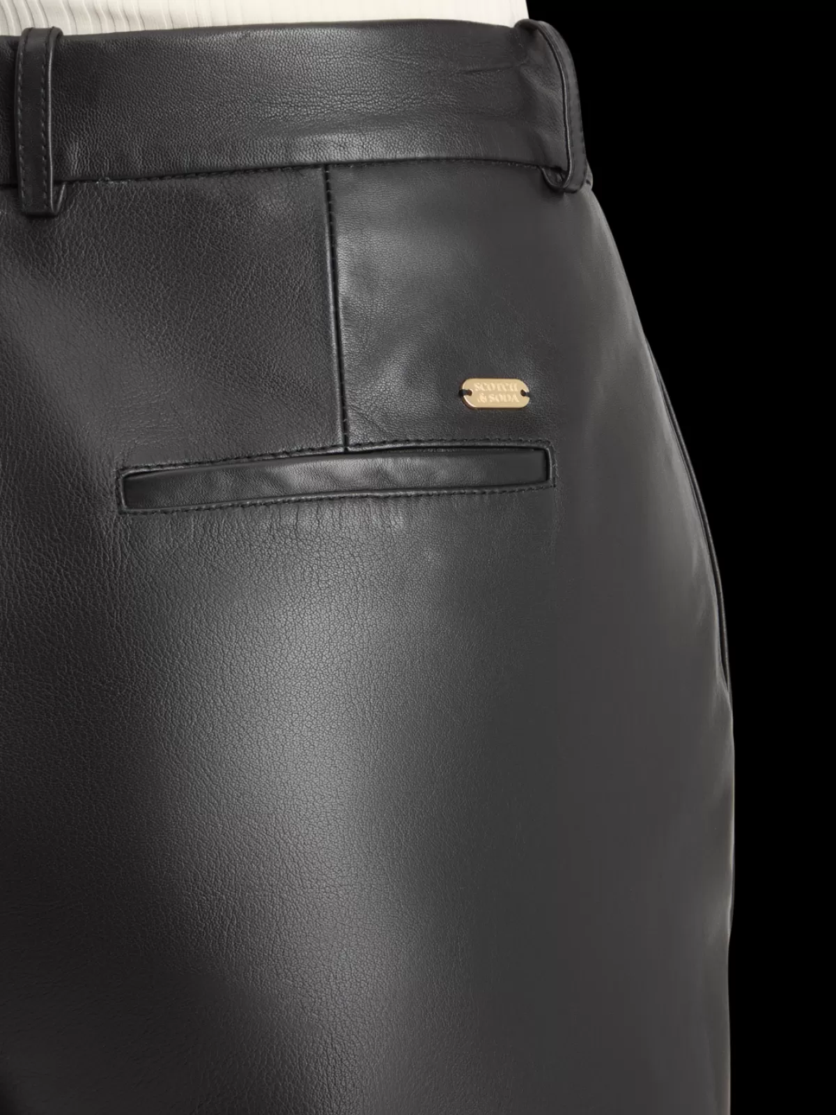 Women Scotch & Soda ROBYN NAPPA LEATHER PANT