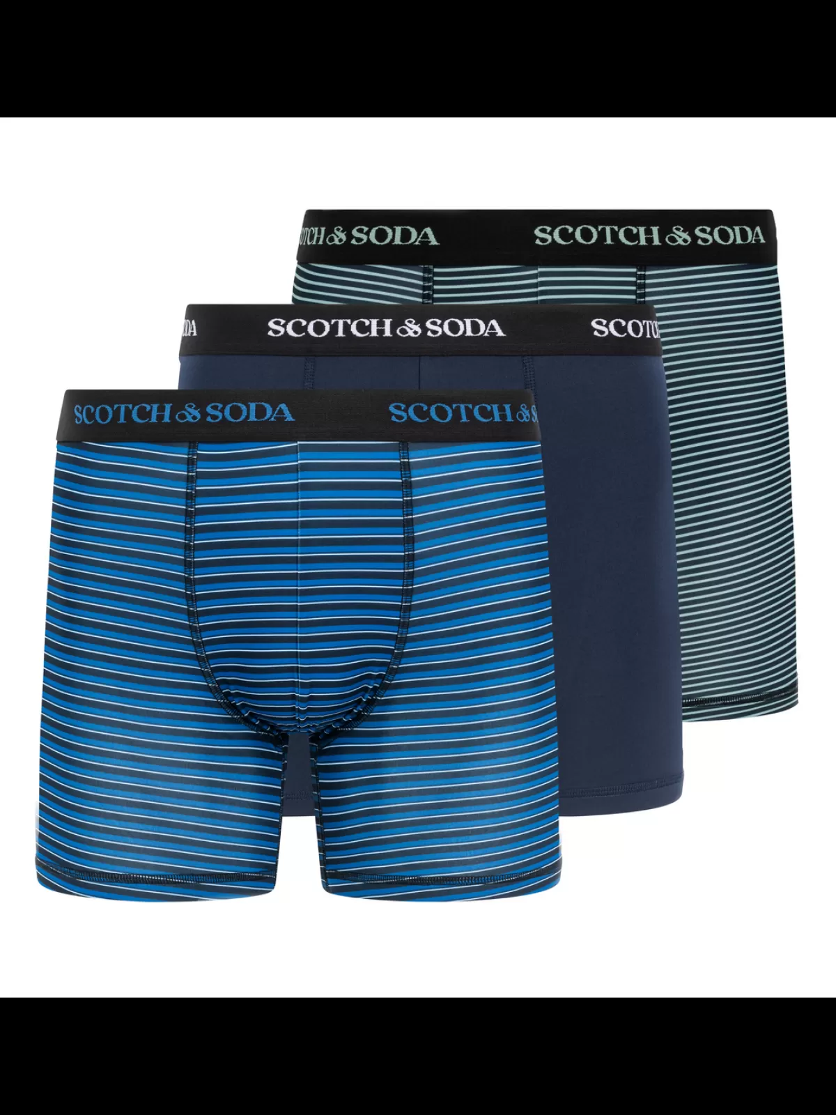 Scotch & Soda SCOTCH & SODA MEN'S UNDERWEAR SS24 - 3PK BOXER BRIEF (2 PRINT)