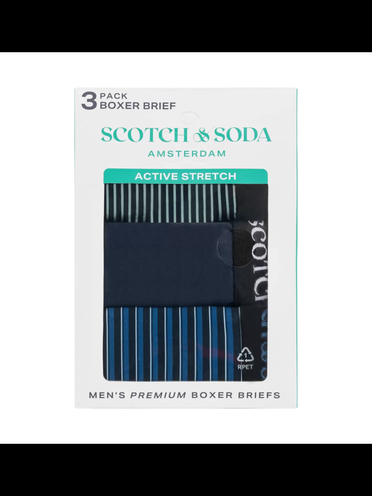 Scotch & Soda SCOTCH & SODA MEN'S UNDERWEAR SS24 - 3PK BOXER BRIEF (2 PRINT)