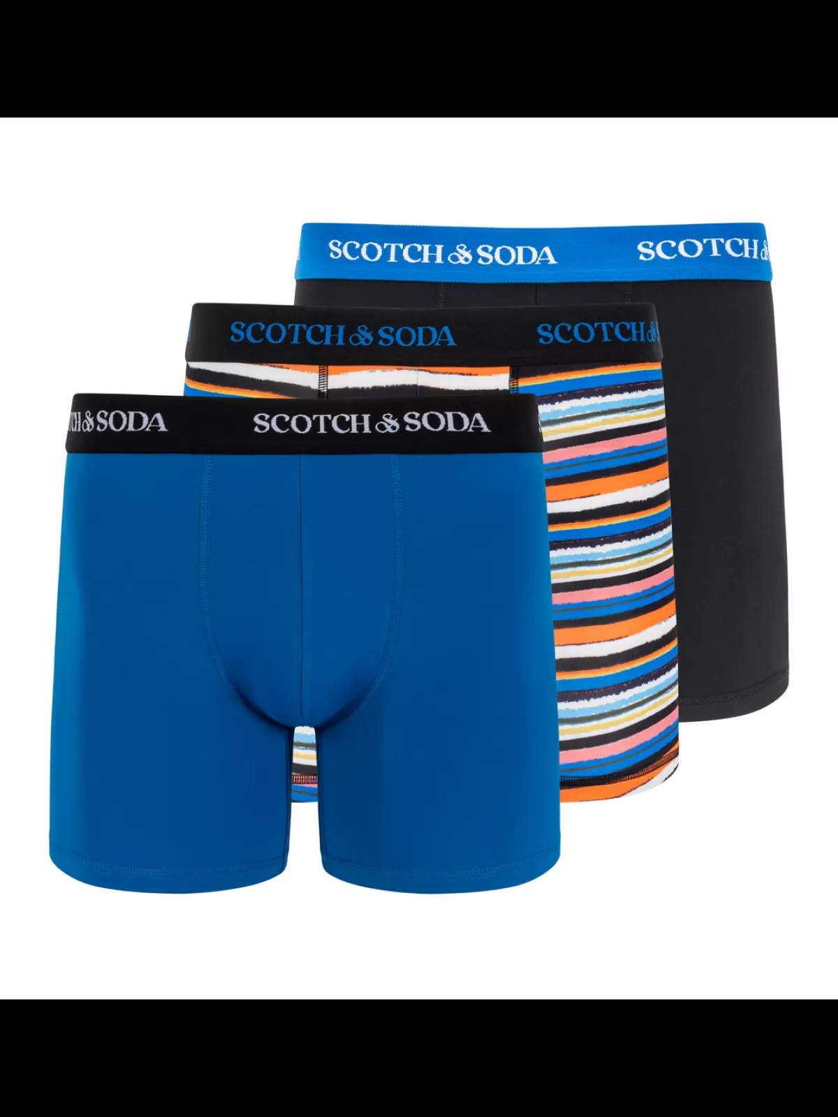 Scotch & Soda SCOTCH & SODA MEN'S UNDERWEAR SS24 - 3PK BOXER BRIEF (PRINT)