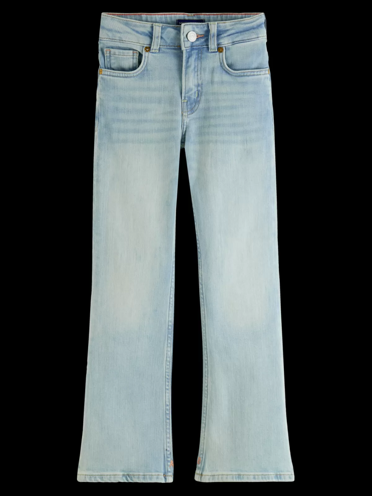 Kids Scotch & Soda The charm high-rise classic flared jeans - blauw mirage