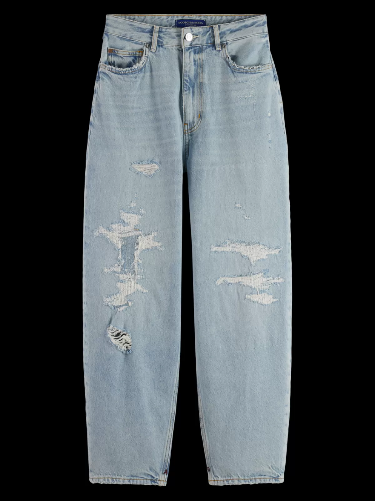 Women Scotch & Soda The tide balloon fit jeans - story repair