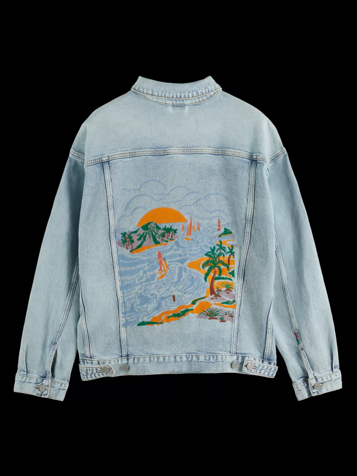 Scotch & Soda Trucker jacket with artwork
