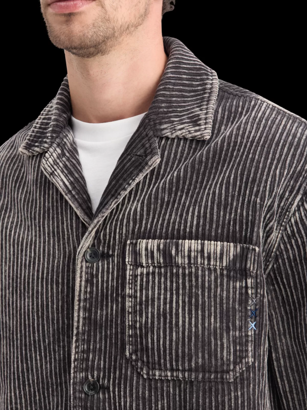 Scotch & Soda WASHED CORDUROY JACKET WITH DETACHABLE INNER GILET